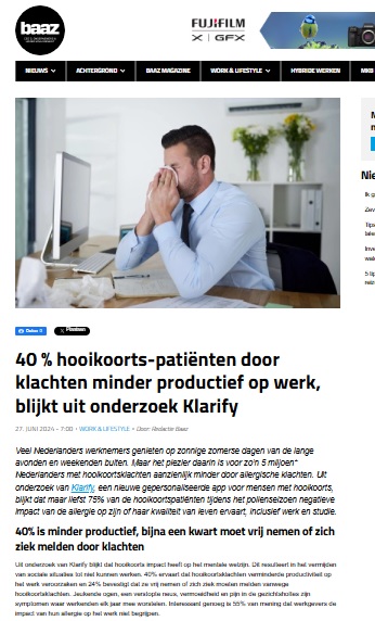 Artikel op Baaz.nl